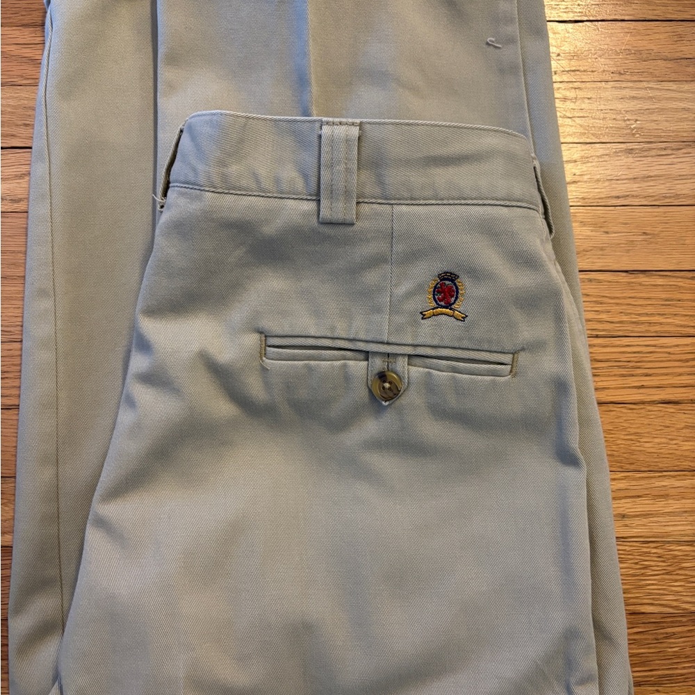 Tommy Hilfiger Tan Chinos Versatile Cotton Blend